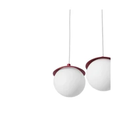 KUUL A burgundowa sufitowa lampa wisząca (KLA341P0) - Ummo