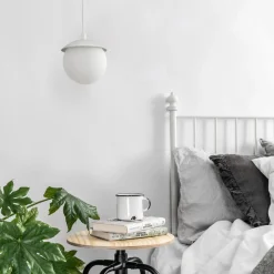 KUUL F biała sufitowa lampa wisząca z podwyższoną szczelnością IP44 (KLF111PS0) - Ummo