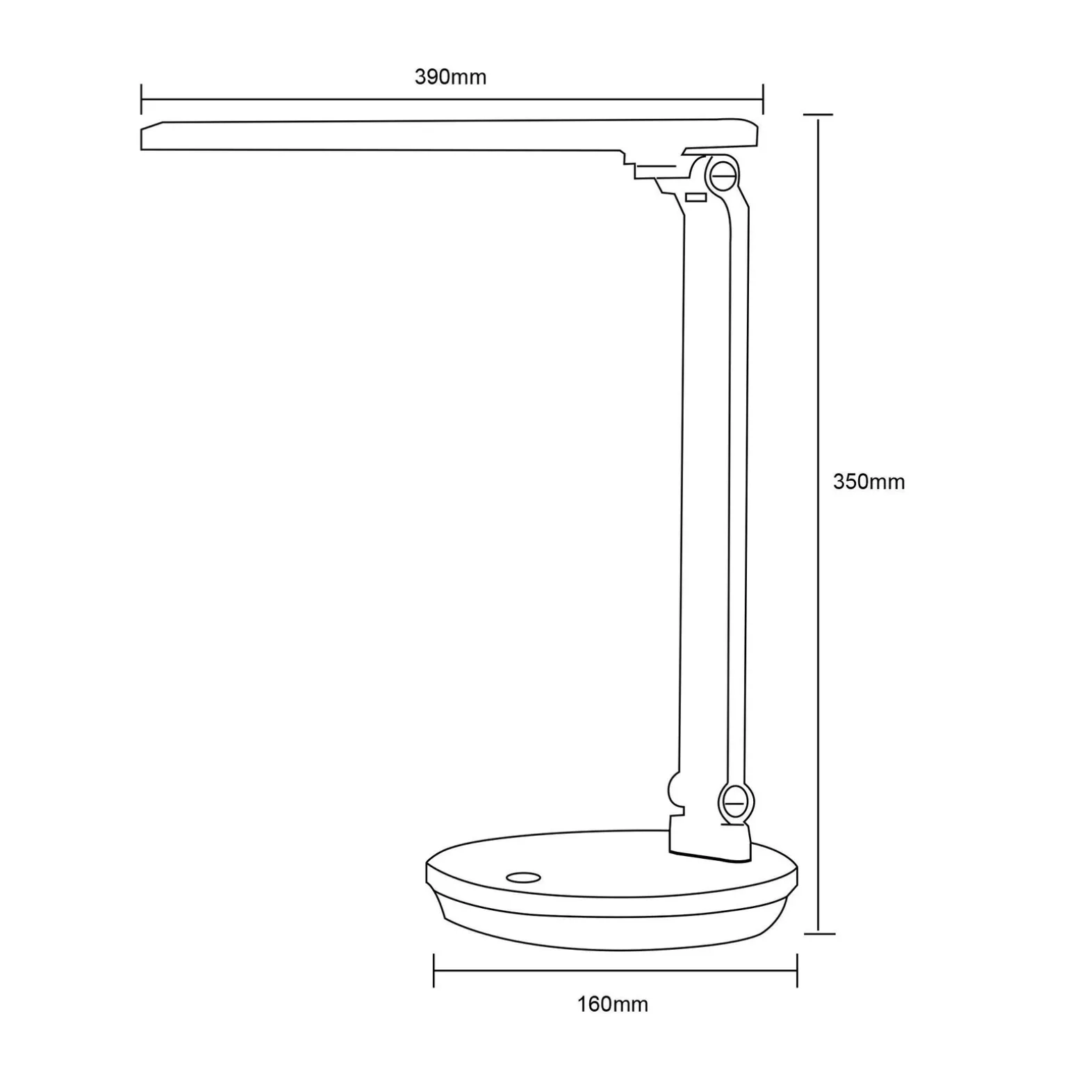 LAMPA BIURKOWA BIAŁA/WHITE (SM-542-WH) - Zuma Line