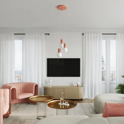 Lampa biurkowa HALO brzoskwiniowa (SL.1756) - Sollux Lighting