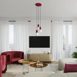 Lampa biurkowa HALO burgund (SL.1751) - Sollux Lighting