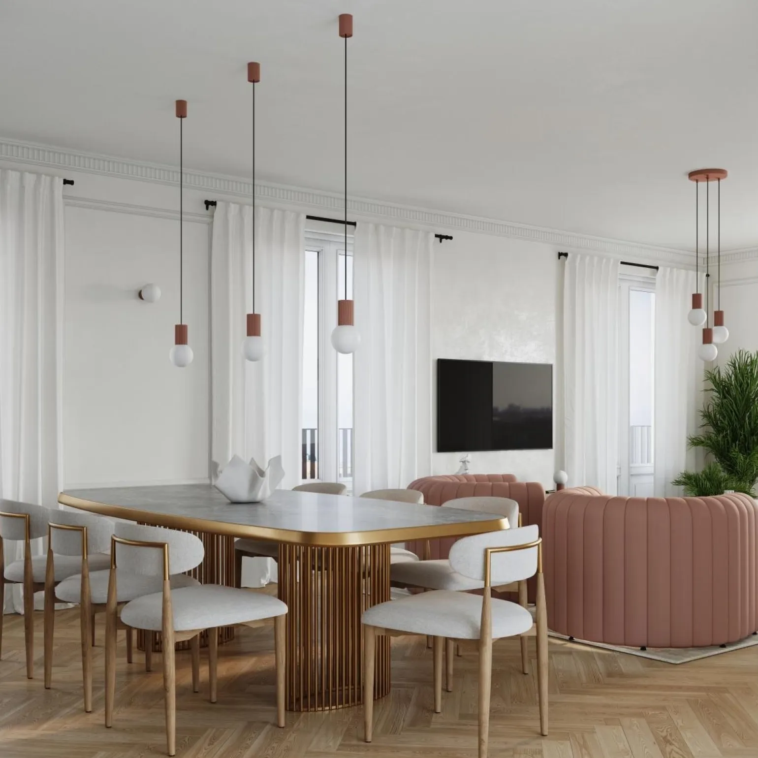 Lampa biurkowa HALO mocca (SL.1736) - Sollux Lighting