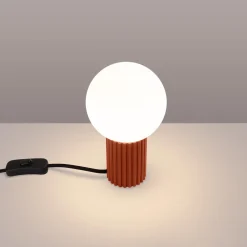 Lampa biurkowa HALO ochra czerwona (SL.1731) - Sollux Lighting