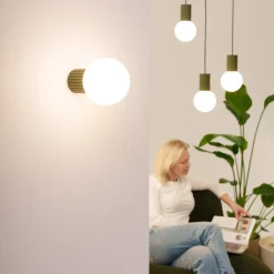 Lampa biurkowa HALO zielona oliwka (SL.1726) - Sollux Lighting