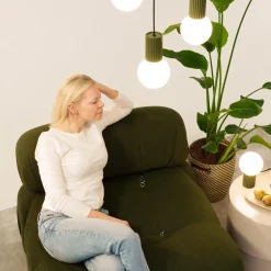 Lampa biurkowa HALO zielona oliwka (SL.1726) - Sollux Lighting