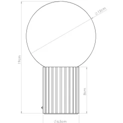 Lampa biurkowa HALO zielona oliwka (SL.1726) - Sollux Lighting