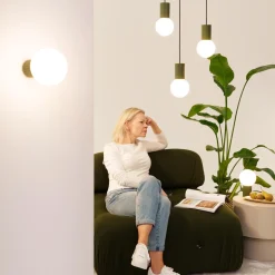 Lampa biurkowa HALO zielona oliwka (SL.1726) - Sollux Lighting