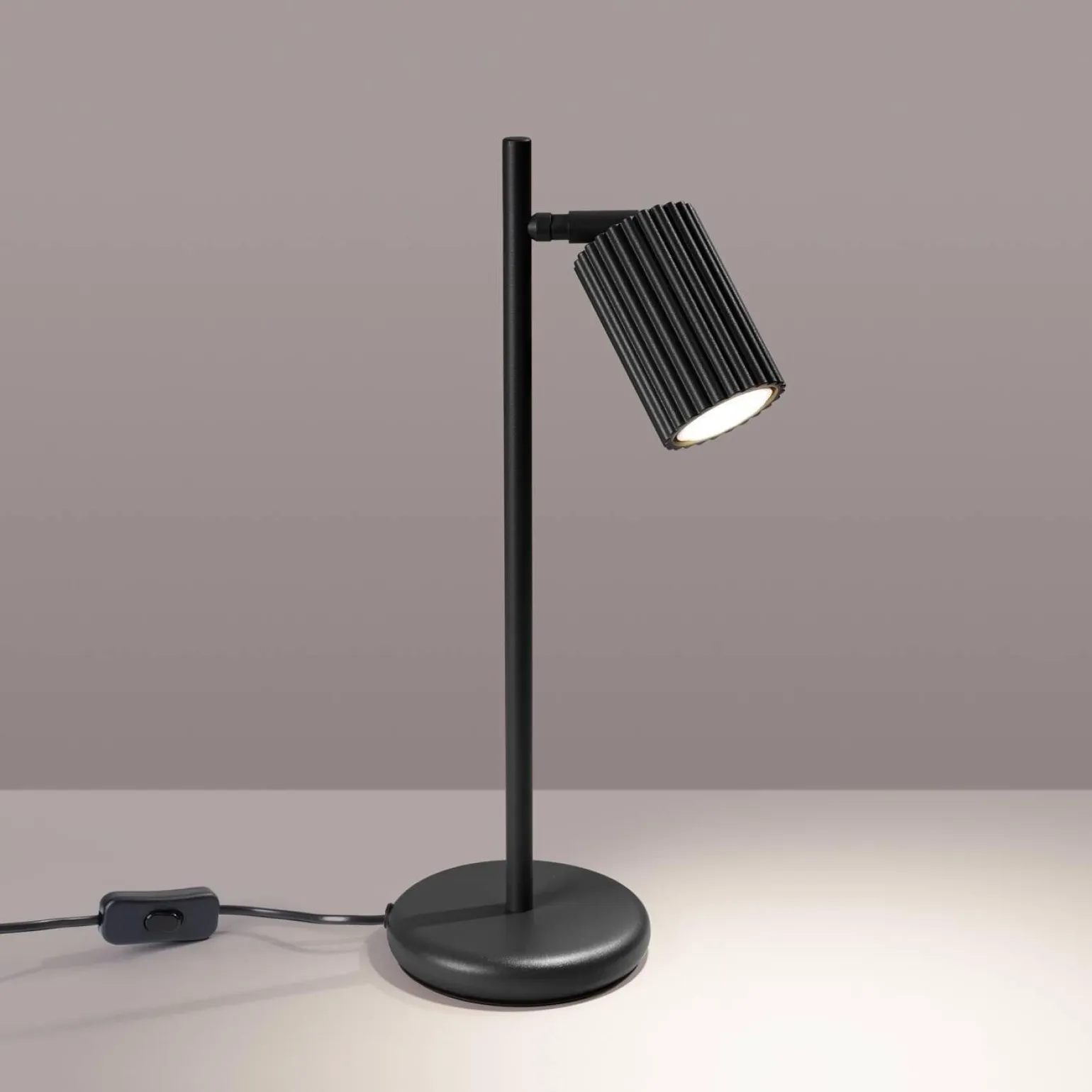 Lampa biurkowa KARBON czarna (SL.1586) - Sollux Lighting