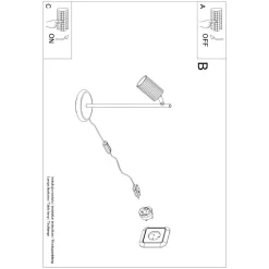 Lampa biurkowa KARBON zielona oliwka (SL.1624) - Sollux Lighting