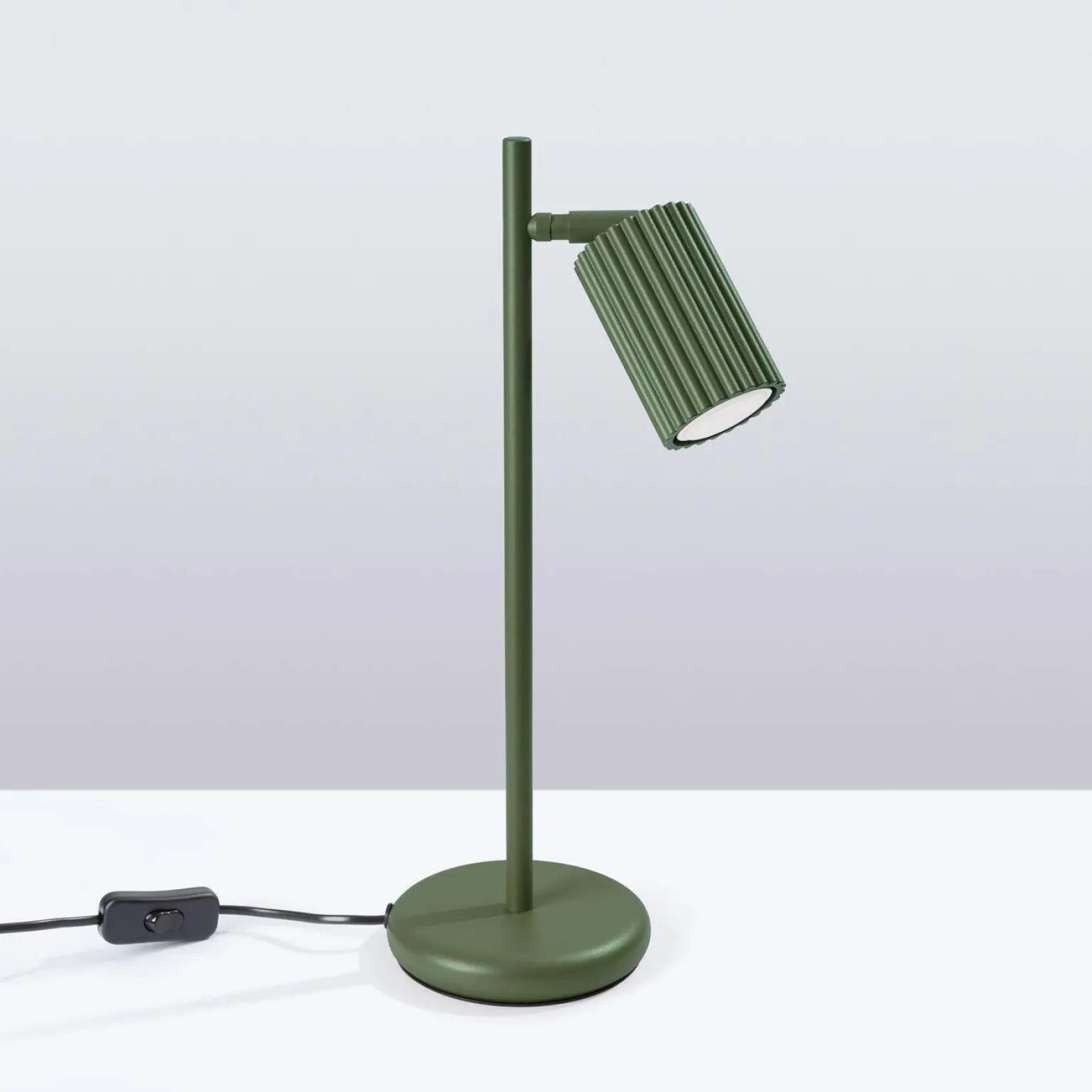 Lampa biurkowa KARBON zielona oliwka (SL.1624) - Sollux Lighting