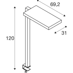 Lampa biurkowa WORKLIGHT (1005392) - SLV