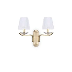 Lampa ścienna / Kinkiet PEGASO Mosiądz (PEGASO_AP2_OTTONE) - Ideal Lux