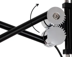 Lampa ścienna GEAR czarna (MSE1501100211) - Moosee