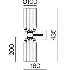 Lampa ścienna, kinkiet ANTIC 2 biały (MOD302WL-02W) - Maytoni