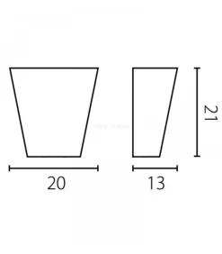Lampa ścienna, kinkiet Bari (677410 Ramko