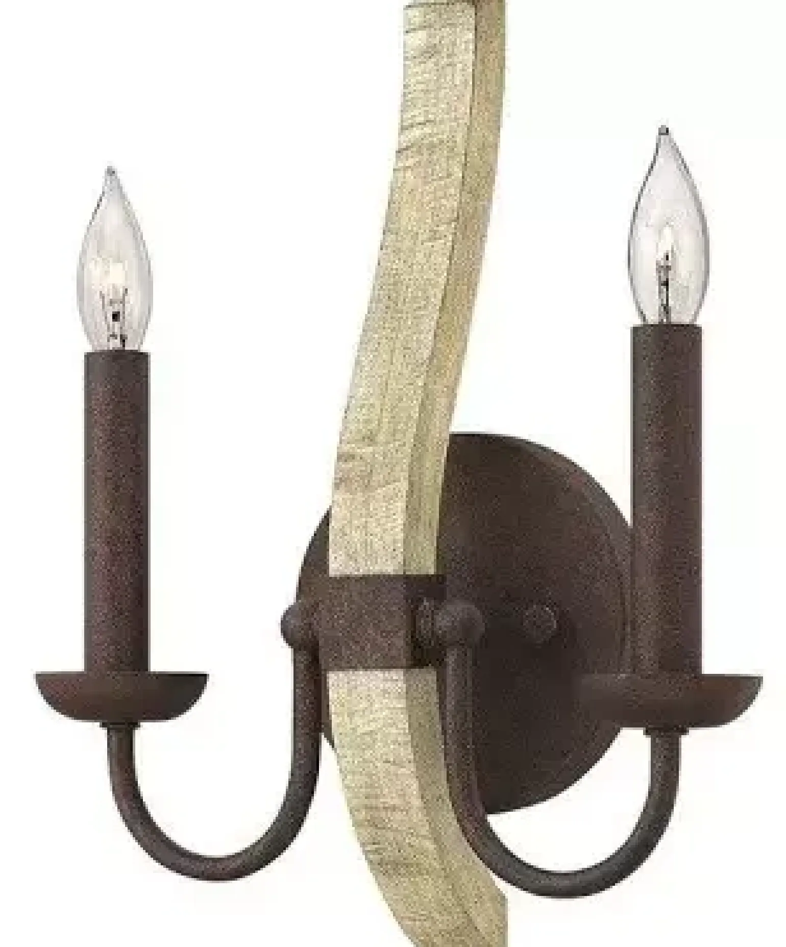 Lampa ścienna, kinkiet MIDDLEFIELD kol. RDZAWE ŻELAZO (HK/MIDDLEFIELD2) - Hinkley - Elstead Lighting