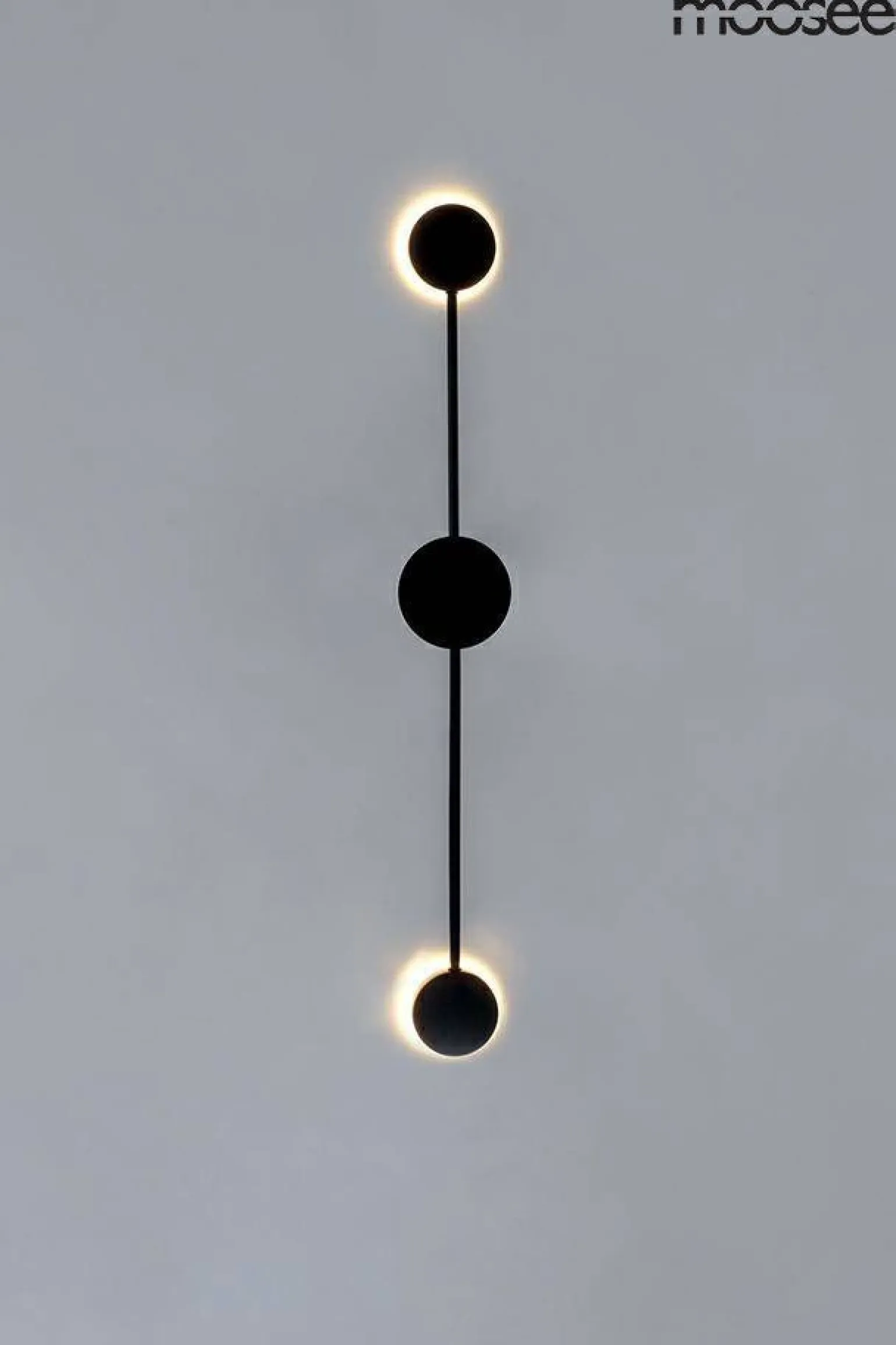 Lampa ścienna SHADOW 2 CLOSE czarna (MSE010100246) - Moosee