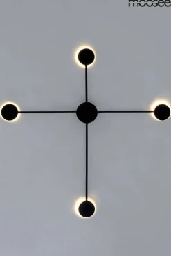 Lampa ścienna SHADOW 4 CLOSE czarna (MSE010100245) - Moosee