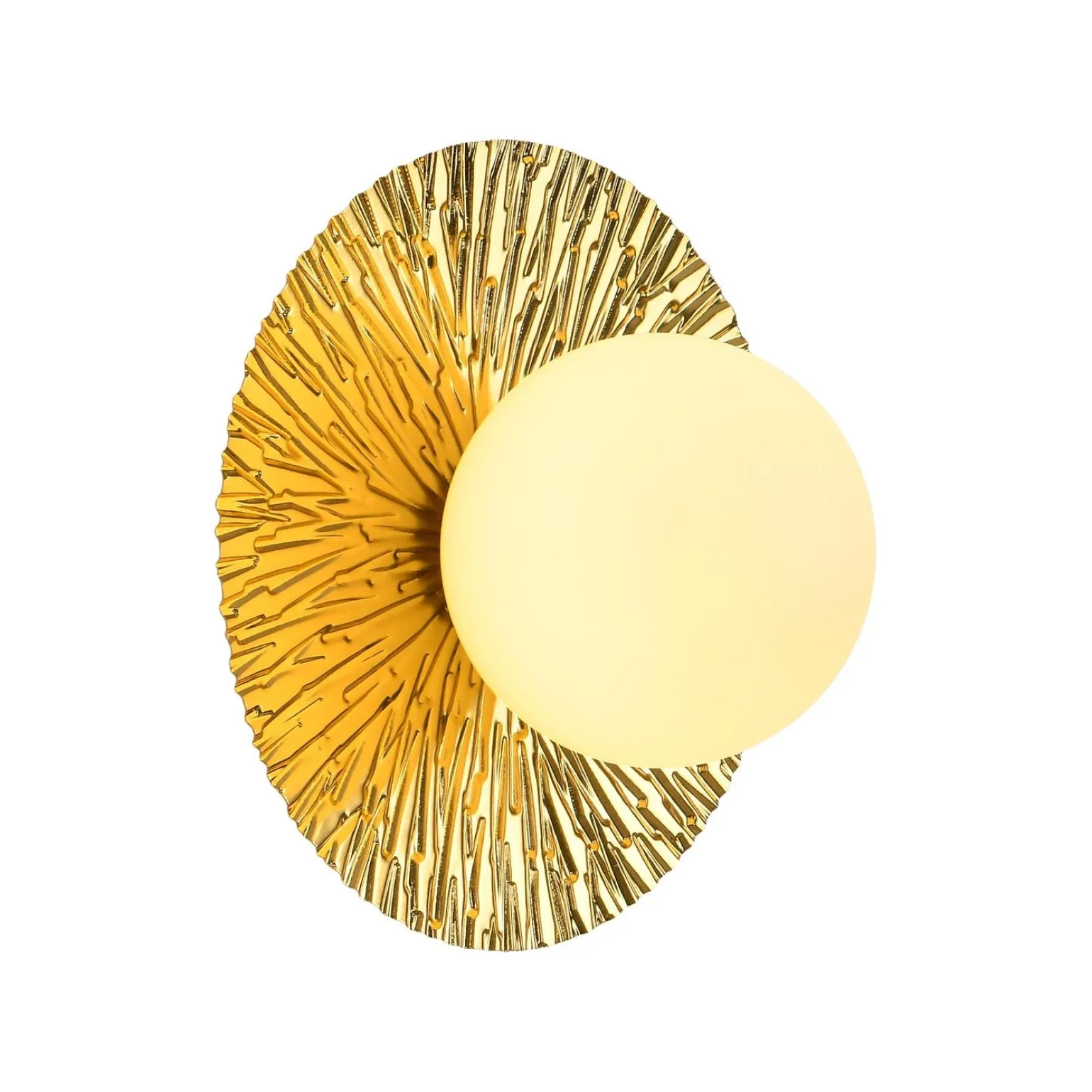 Lampa ścienna SUN S złota 20 cm (ST-FB230946-D20) - Step into Design