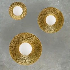 Lampa ścienna SUN S złota 20 cm (ST-FB230946-D20) - Step into Design