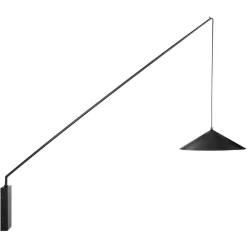 Lampa ścienna SWING czarna 151 cm (DI-AR-052-PT black) - Step into Design