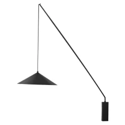 Lampa ścienna SWING czarna 151 cm (DI-AR-052-PT black) - Step into Design