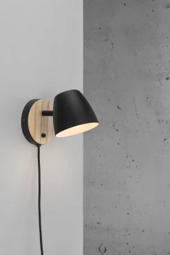 Lampa ścienna THEO Nordlux GU10 35W Metal Czarny