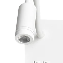 Lampa nocna z półką SHELF WHITE LED 4W+5W+2W (ML6343) - Milagro