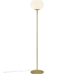 Lampa podłogowa ALTON mleczne szkło / mosiądz (2010514001) - Nordlux