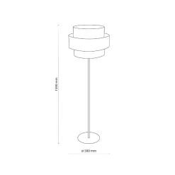 Lampa podłogowa CALISTO JUTA (5405) - TK Lighting
