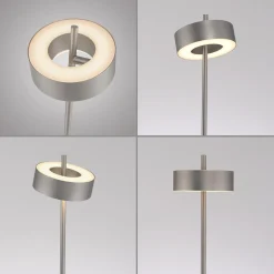 Lampa podłogowa ściemnialna, sterowana Smart ALUMINIUM (324-95) - Paul Neuhaus