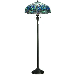 Lampa Podłogowa Dragonfly blue (64069) Tiffany