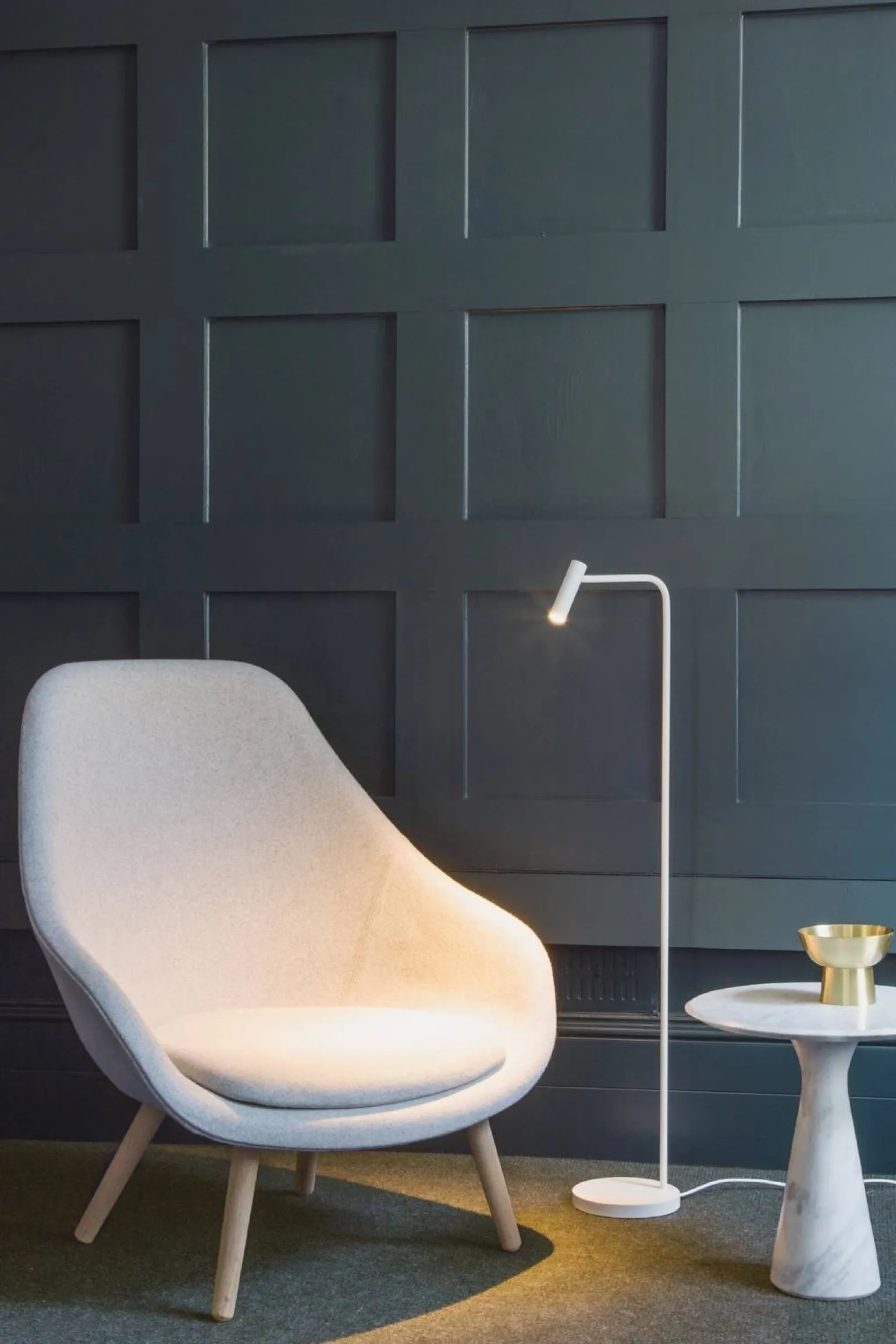 Lampa Podłogowa Enna Floor LED Matowy Biały (1058002) - Astro Lighting