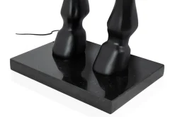 Lampa podłogowa KOŃ HORSE STAND M czarna - włókno szklane (JB001L) - King Home