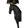 Lampa podłogowa KOŃ HORSE STAND S czarna - włókno szklane (JB001S) - King Home