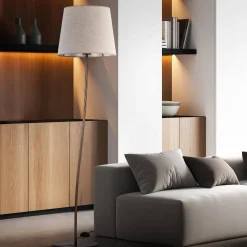 Lampa podłogowa NICOLA BROWN 1 S (16028) - TK Lighting