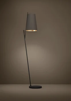 Lampa Podłogowa PETROSA czarna (390197) - EGLO