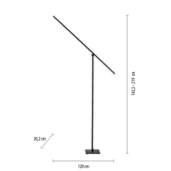 Lampa podłogowa PURE-GRAFO (407-18) - Paul Neuhaus