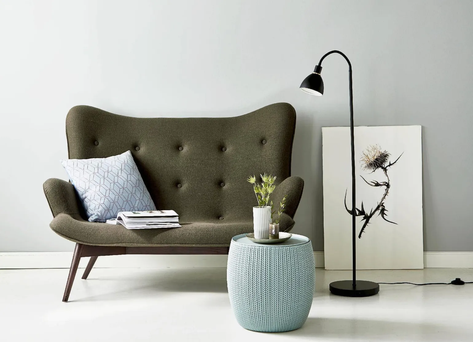 Lampa podłogowa RAY Nordlux E14 40W Metal Czarny