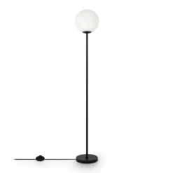 Lampa podłogowa Ring czarna (MOD013FL-01B) - Maytoni