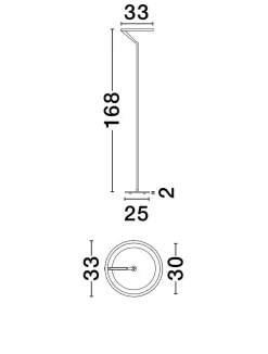 Lampa podłogowa wewnętrzna ZUDANEZ (LE44781) - Luces Exclusivas