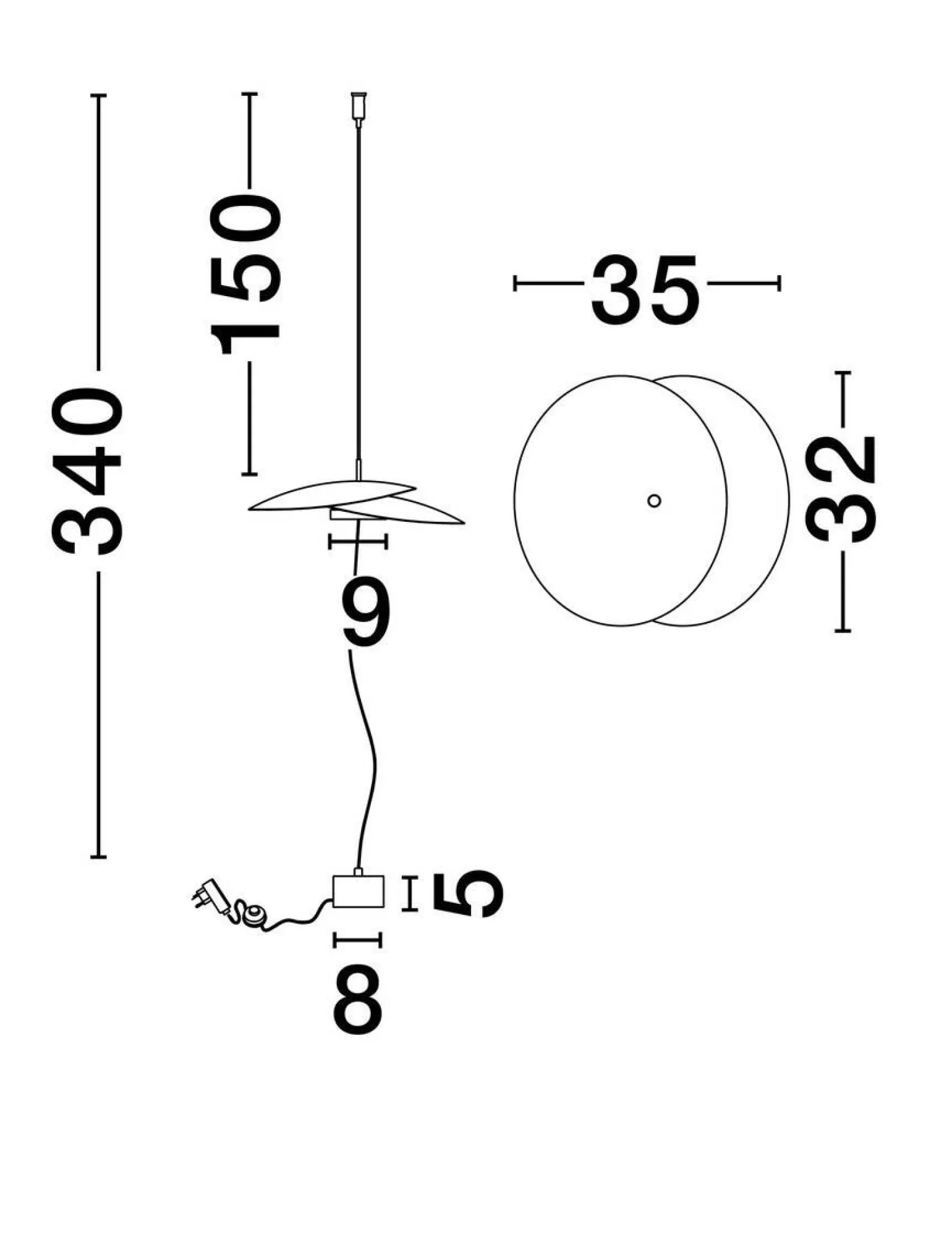 Lampa podłogowa wewnętrzna YACUIBA (LE44738) - Luces Exclusivas