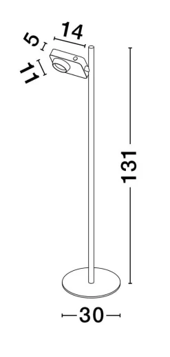 Lampa podłogowa wewnętrzna PARINAS (LE44505) - Luces Exclusivas