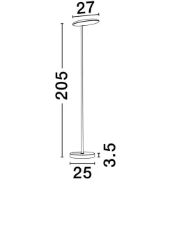 Lampa podłogowa wewnętrzna TRUNCADO (LE44950) - Luces Exclusivas