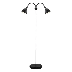 Lampa podłogowa z 2 kloszami RAY Nordlux E14 2X40W Metal Czarny