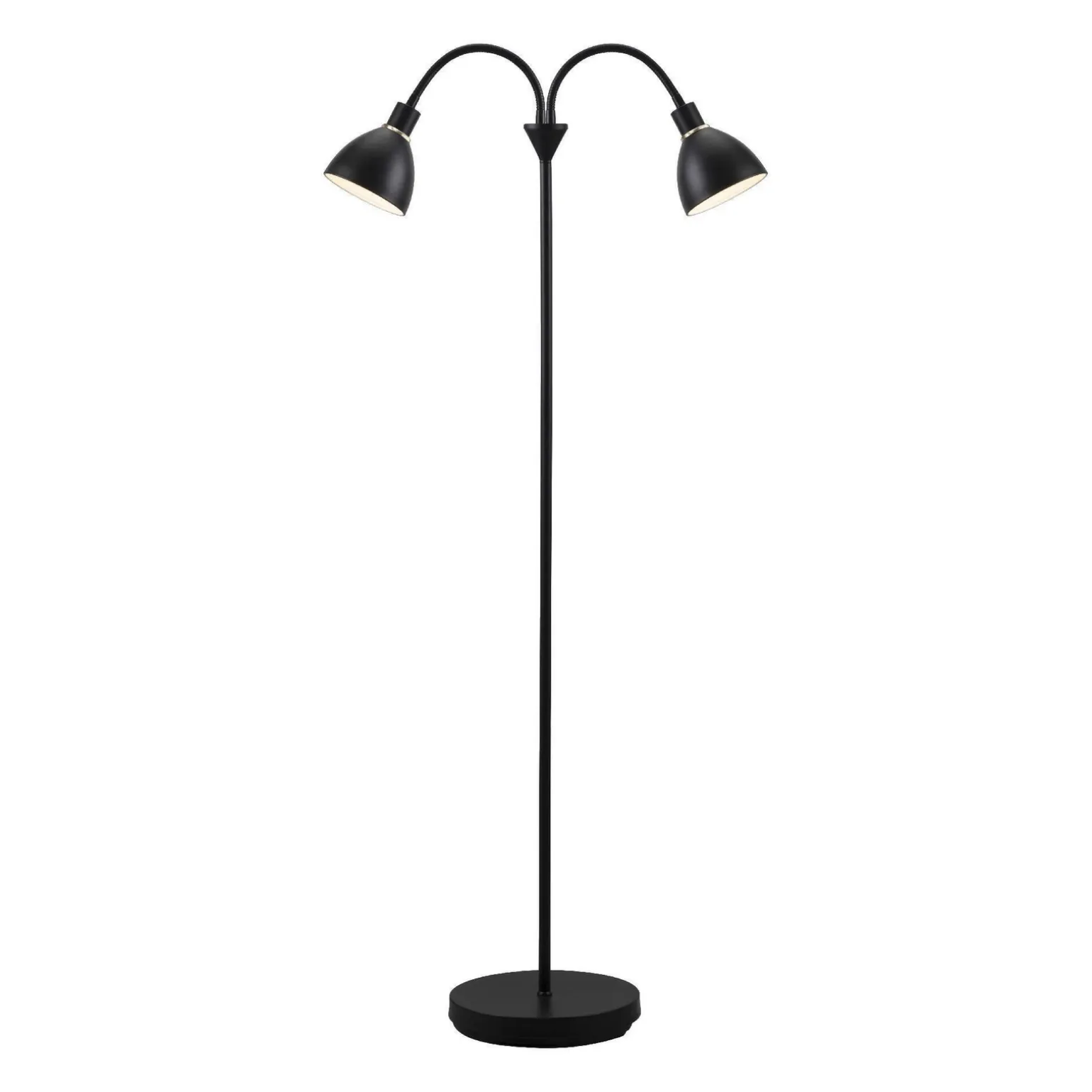 Lampa podłogowa z 2 kloszami RAY Nordlux E14 2X40W Metal Czarny