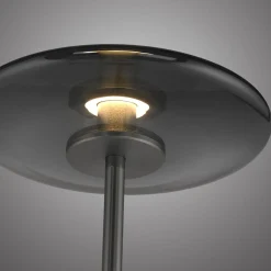 Lampa podłogowa z dotykowym ściemniaczem PURE VITRUM SZARY (481-15) - Paul Neuhaus