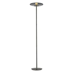 Lampa podłogowa z dotykowym ściemniaczem PURE VITRUM SZARY (481-15) - Paul Neuhaus