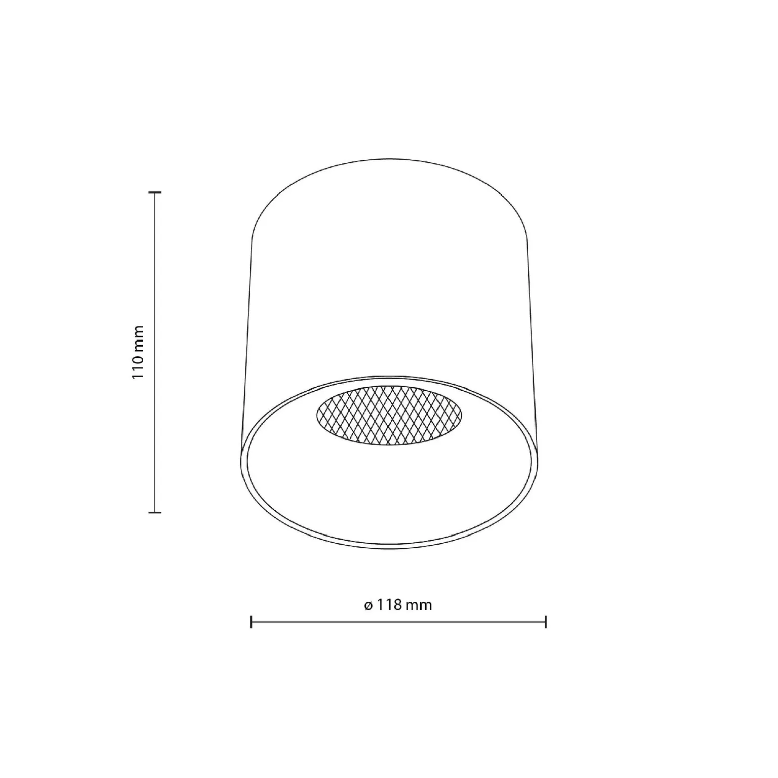 Lampa przysufitowa BLAZE WHITE CCT 30W (18161) - TK Lighting