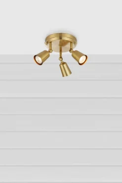Lampa przysufitowa TINY Ceiling 3L Brass (108980) Markslojd